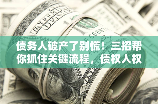 北京债务人破产了别慌！三招帮你抓住关键流程，债权人权益不再缩水