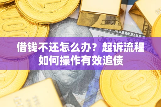 北京借钱不还怎么办？起诉流程如何操作有效追债