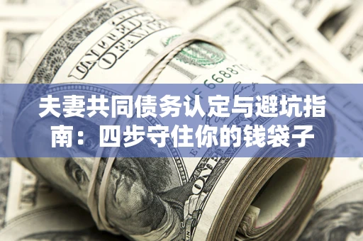 北京夫妻共同债务认定与避坑指南：四步守住你的钱袋子