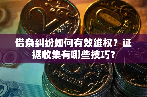 北京借条纠纷如何有效维权？证据收集有哪些技巧？