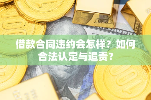 北京借款合同违约会怎样？如何合法认定与追责？