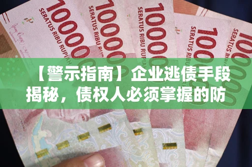 北京【警示指南】企业逃债手段揭秘，债权人必须掌握的防坑宝典